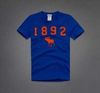 heren abercrombie fitch korte t-shirt crewneck 1892 moose pattern blauw Store Hoenzadriel z6zx8523